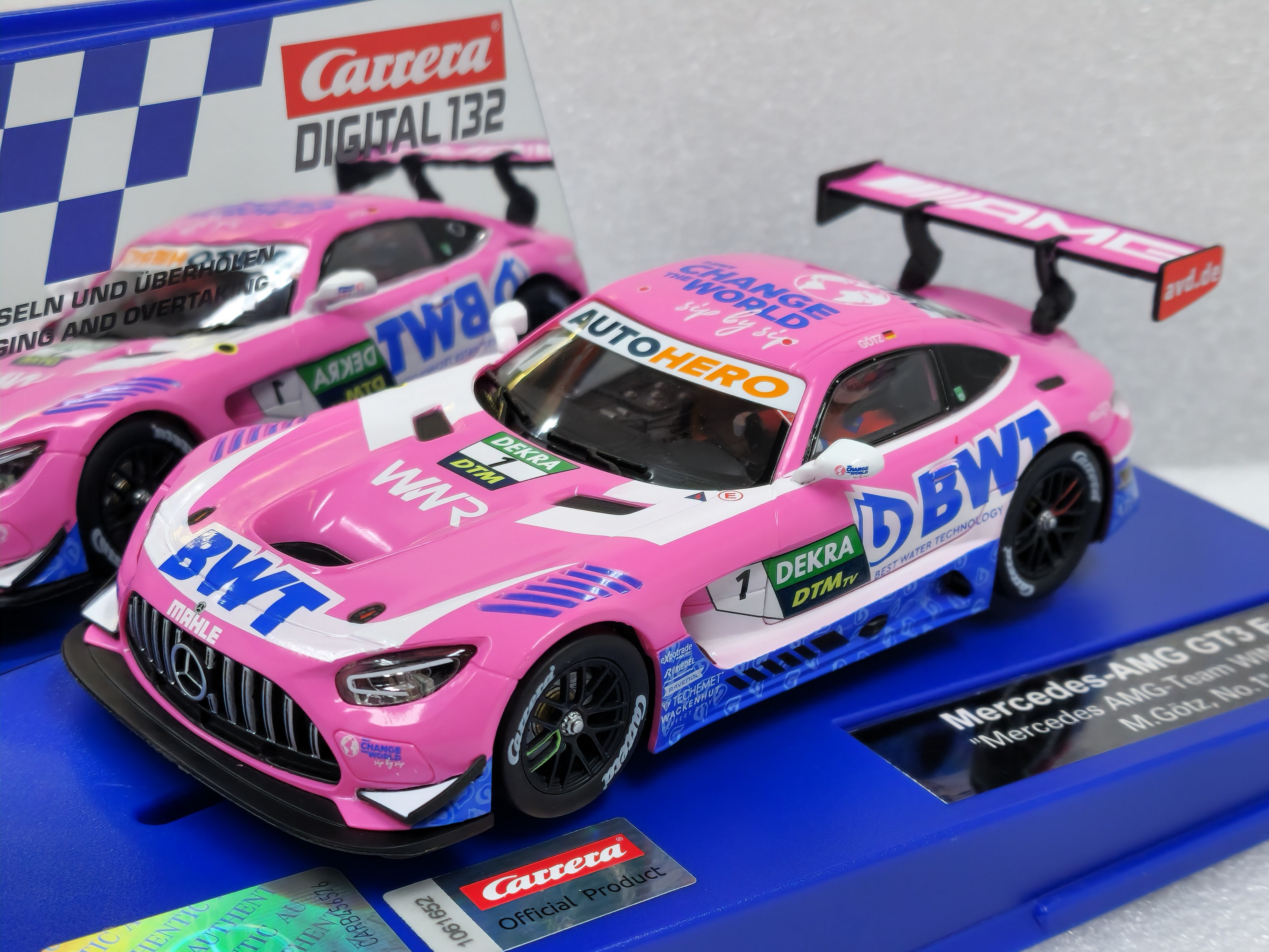 31066 Carrera Digital 132 Mercedes-AMG GT3 Evo Team Winward DTM
