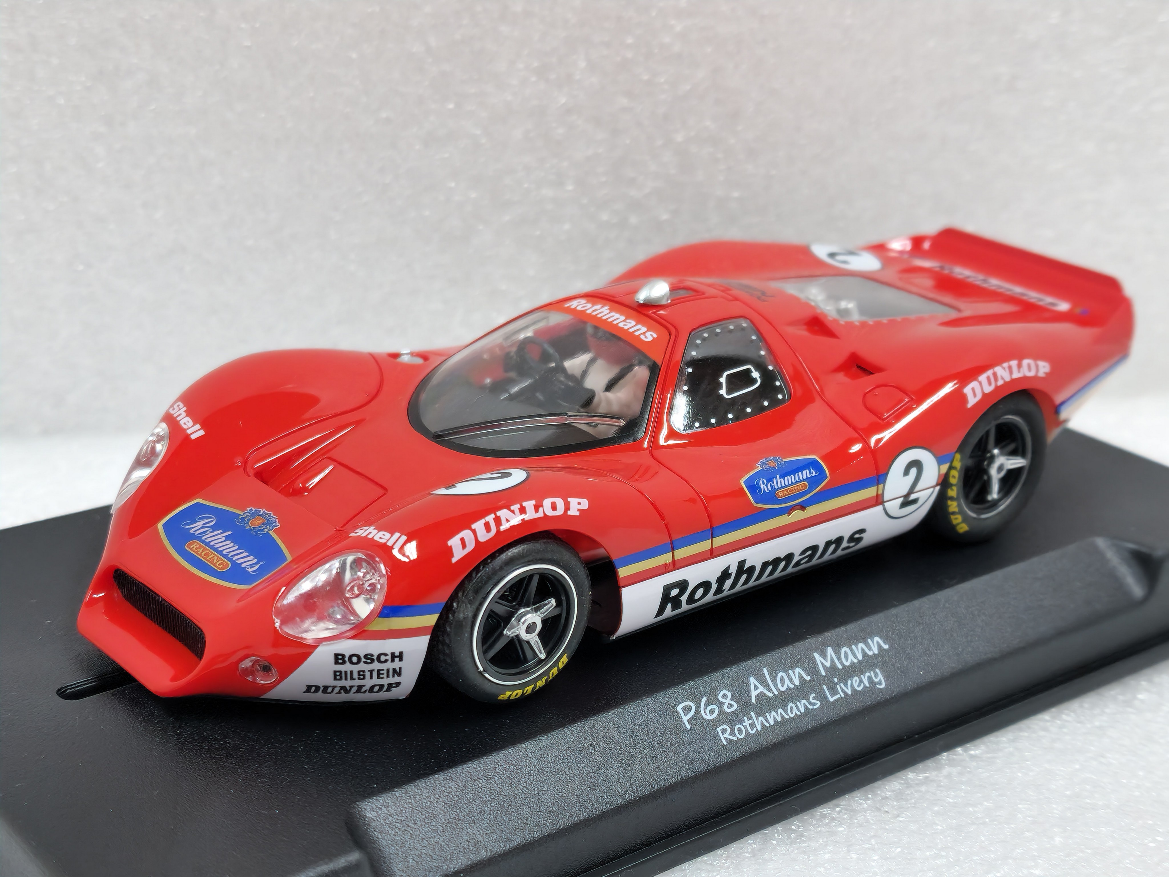 0380SW NSR P68 Rothmans Livery Red, #2 1:32 Slot Car - Great