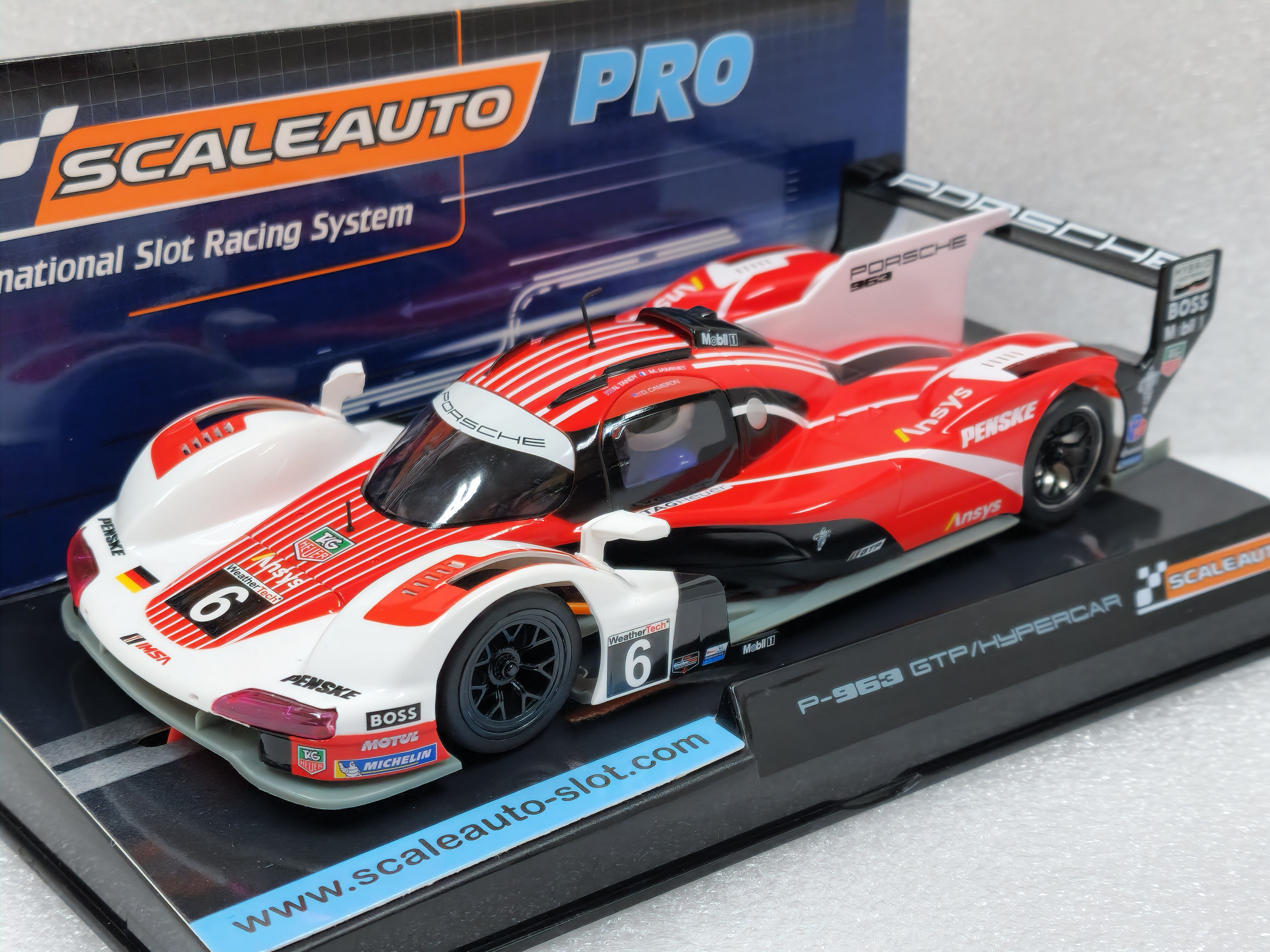 SC-6323 Scaleauto Porsche 963 GTP 24h Daytona 2023, #6 1:32 Slot