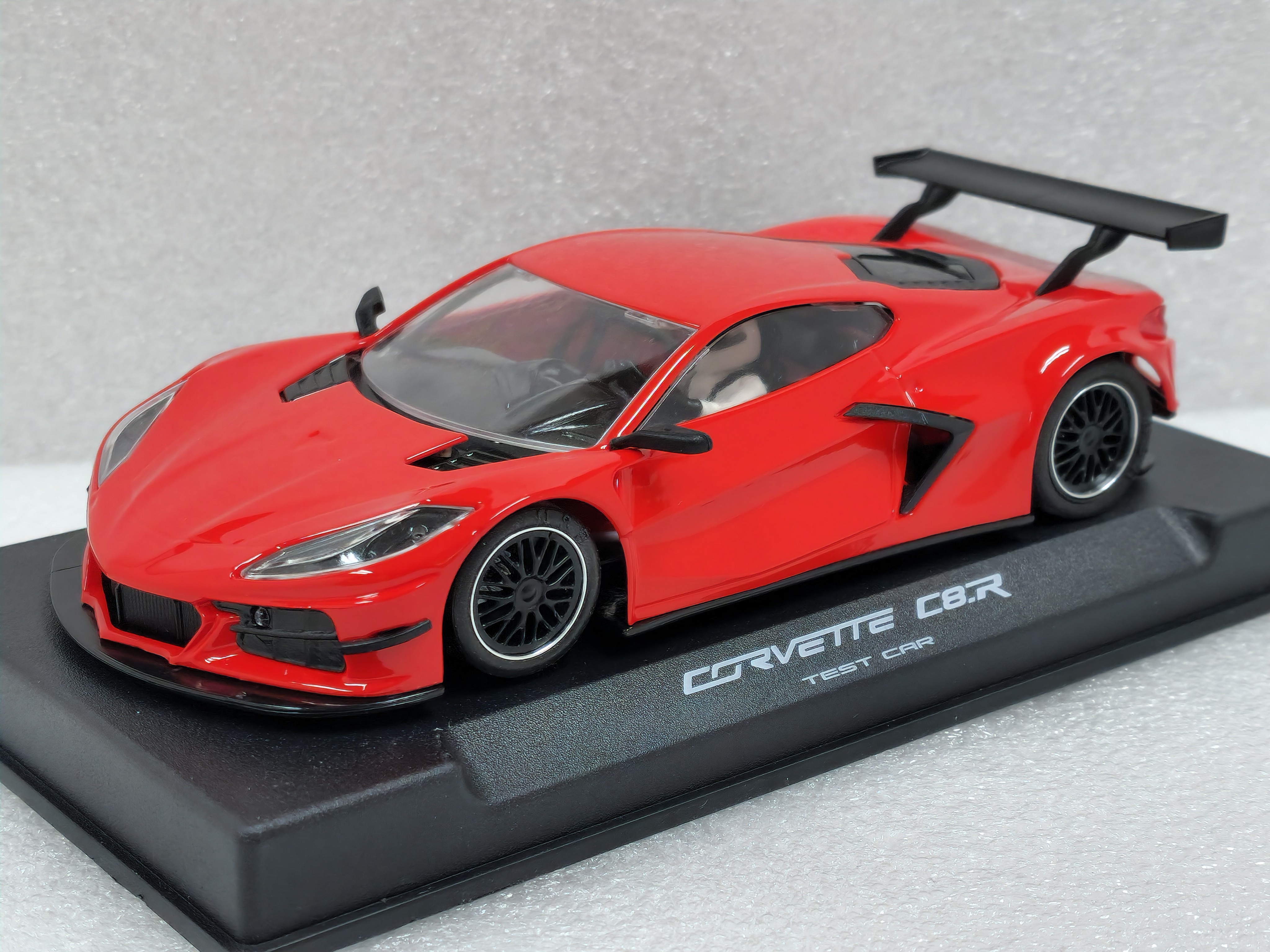0396AW NSR Corvette C8R Test Car Red 1:32 Slot Car - Great Traditions