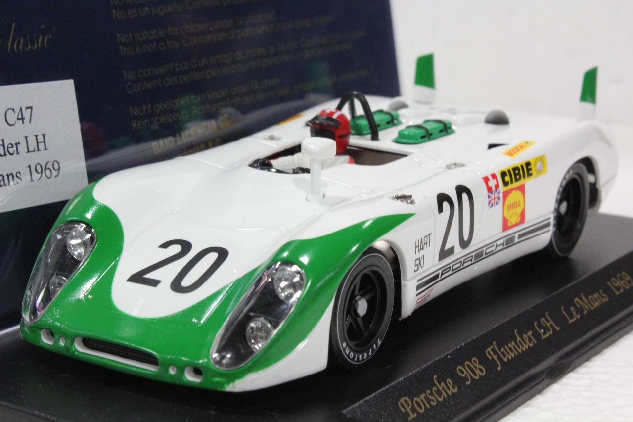 PORSCHE 908 1969ル・マン　1/32 FLY スロットレーシング C47 Fly Porsche 908 Flunder LH Le Mans 1969 1:32 Slot Car