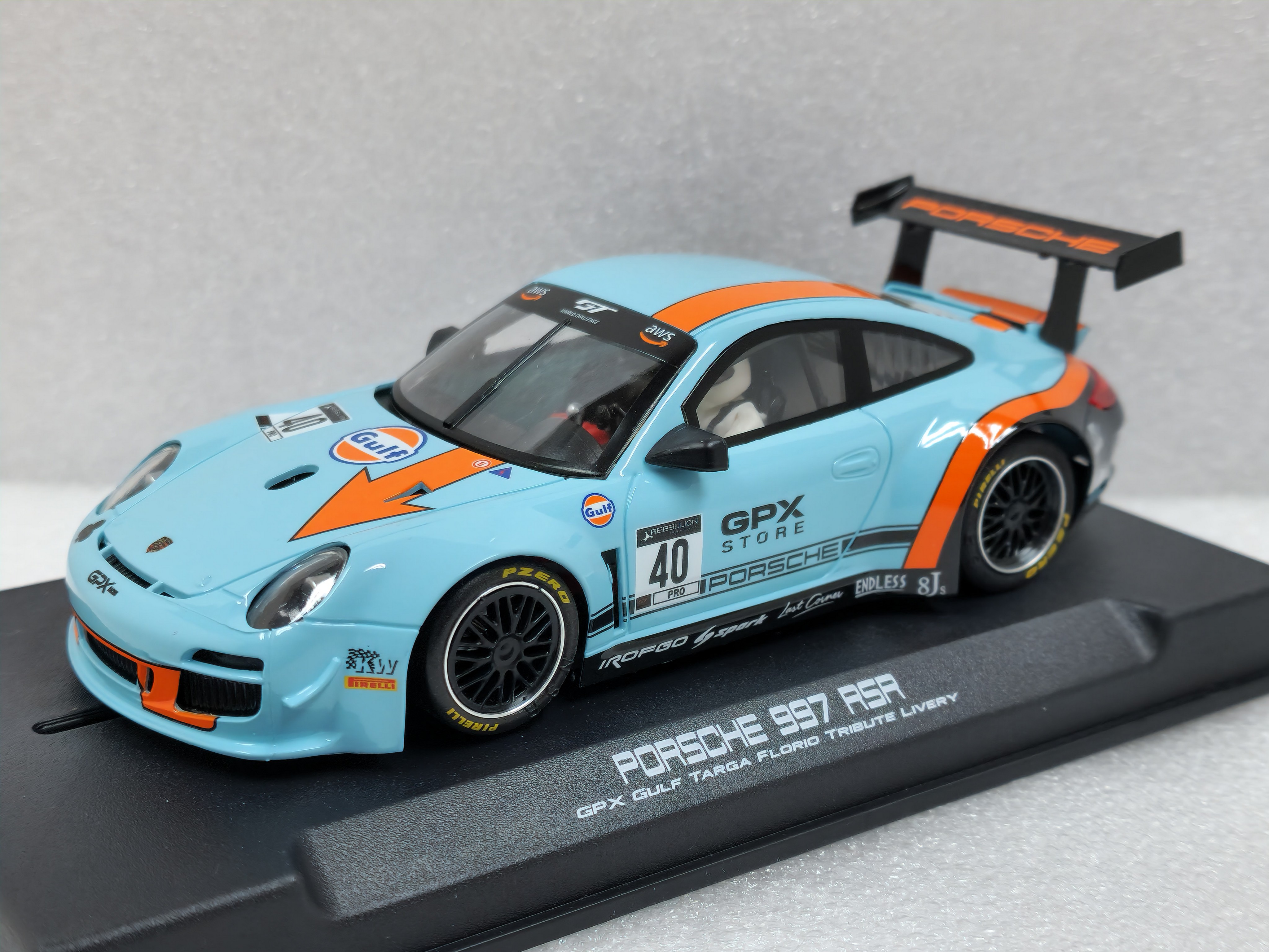 0423AW NSR Porsche 997 GT3 GPX 2020 Targa Florio, #40 1:32 Slot
