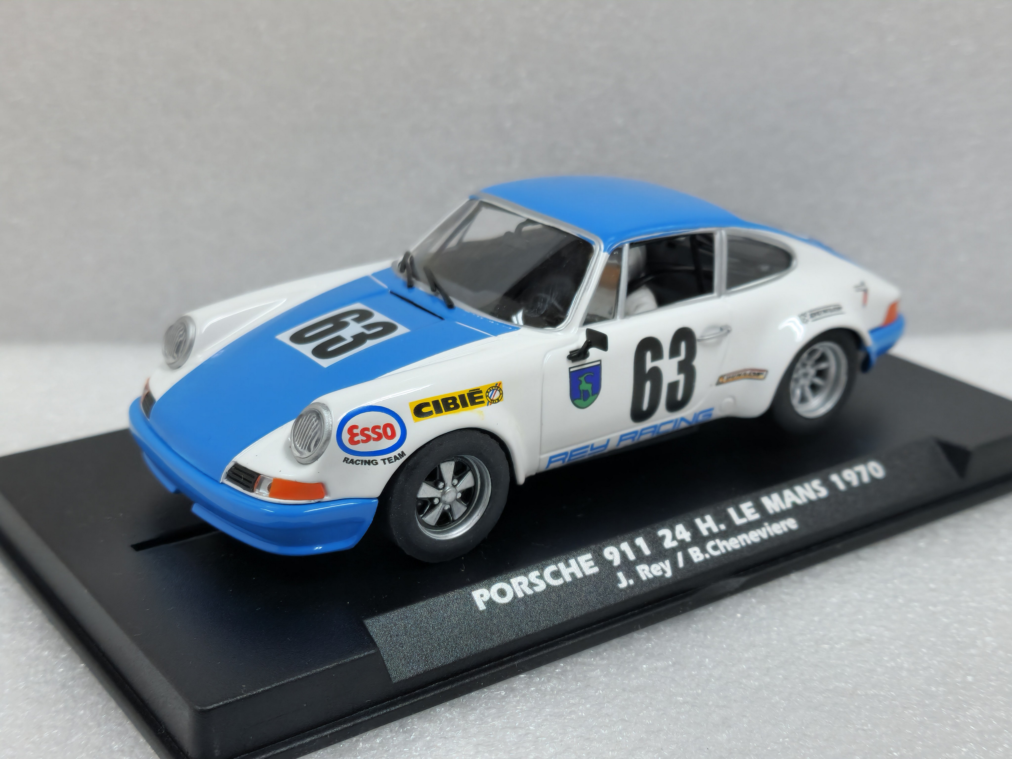 ELM01 Fly Porsche 911 Le Mans 1970 Rey Racing, #63 1:32 Slot Car