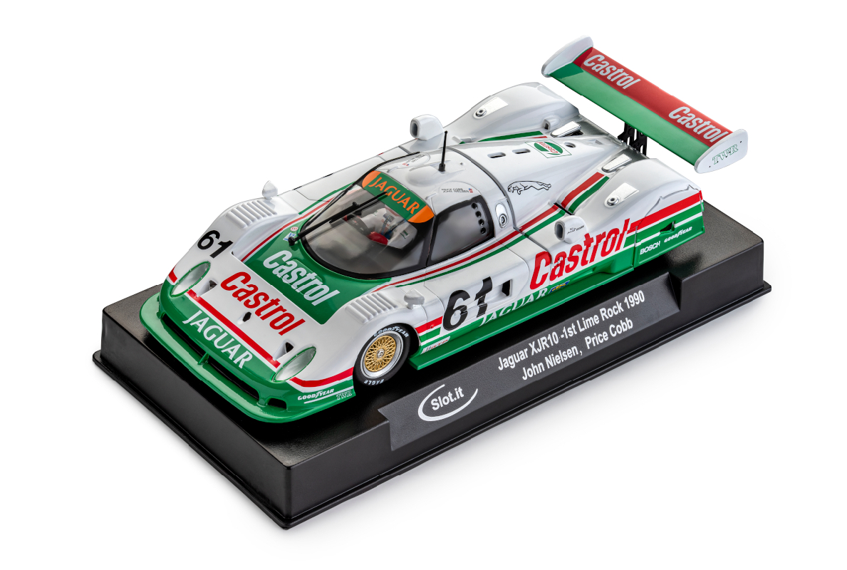 SICA42C Slot.it Jaguar XJR10 1st Lime Rock 1990, #61 1:32 Slot Car