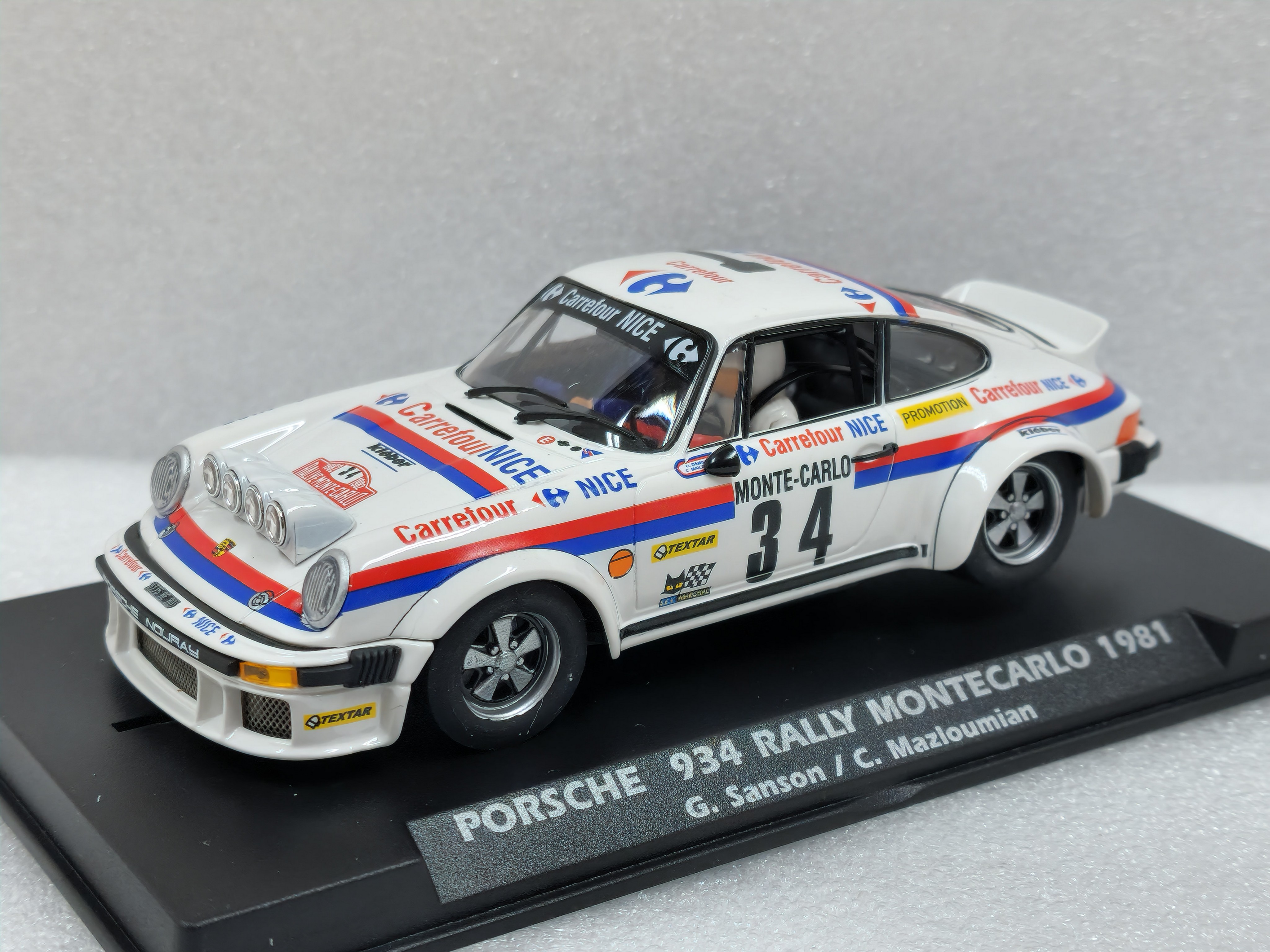 A2067 Fly Porsche 934 Rally Montecarlo 1981 Team Carrefour, #34 1