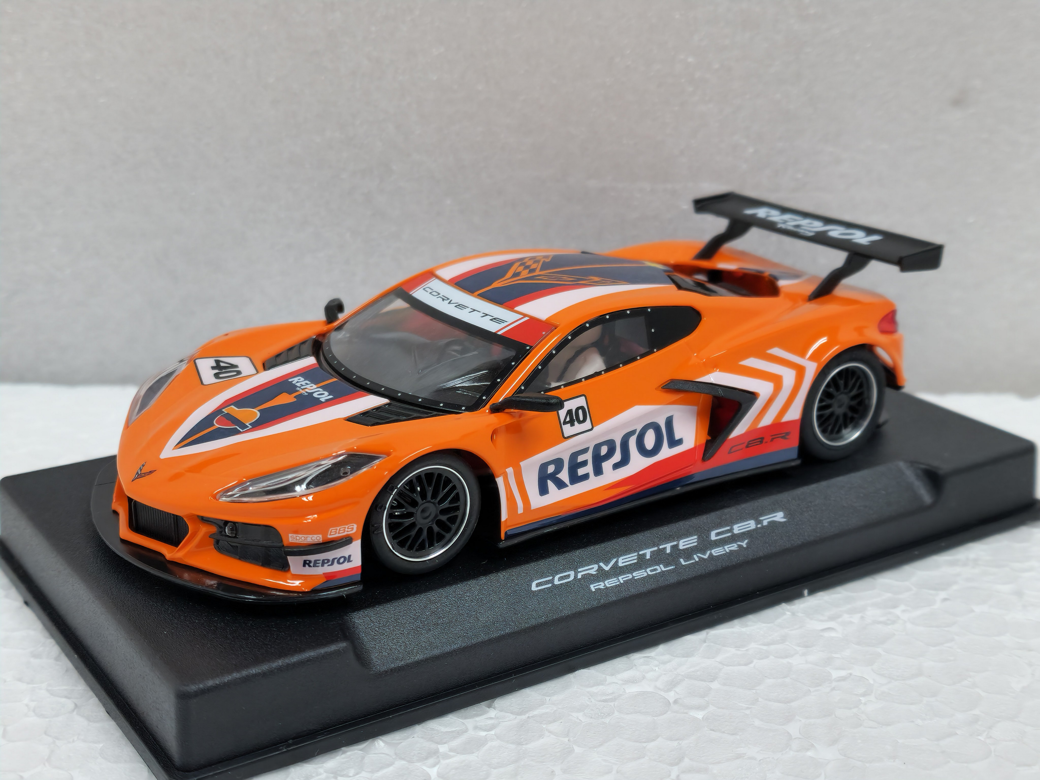 NSR Corvette C8 スロットカー1/32 CORVETTE C8.R - TEST CAR RED - NSR Slot Cars Professional 1/32
