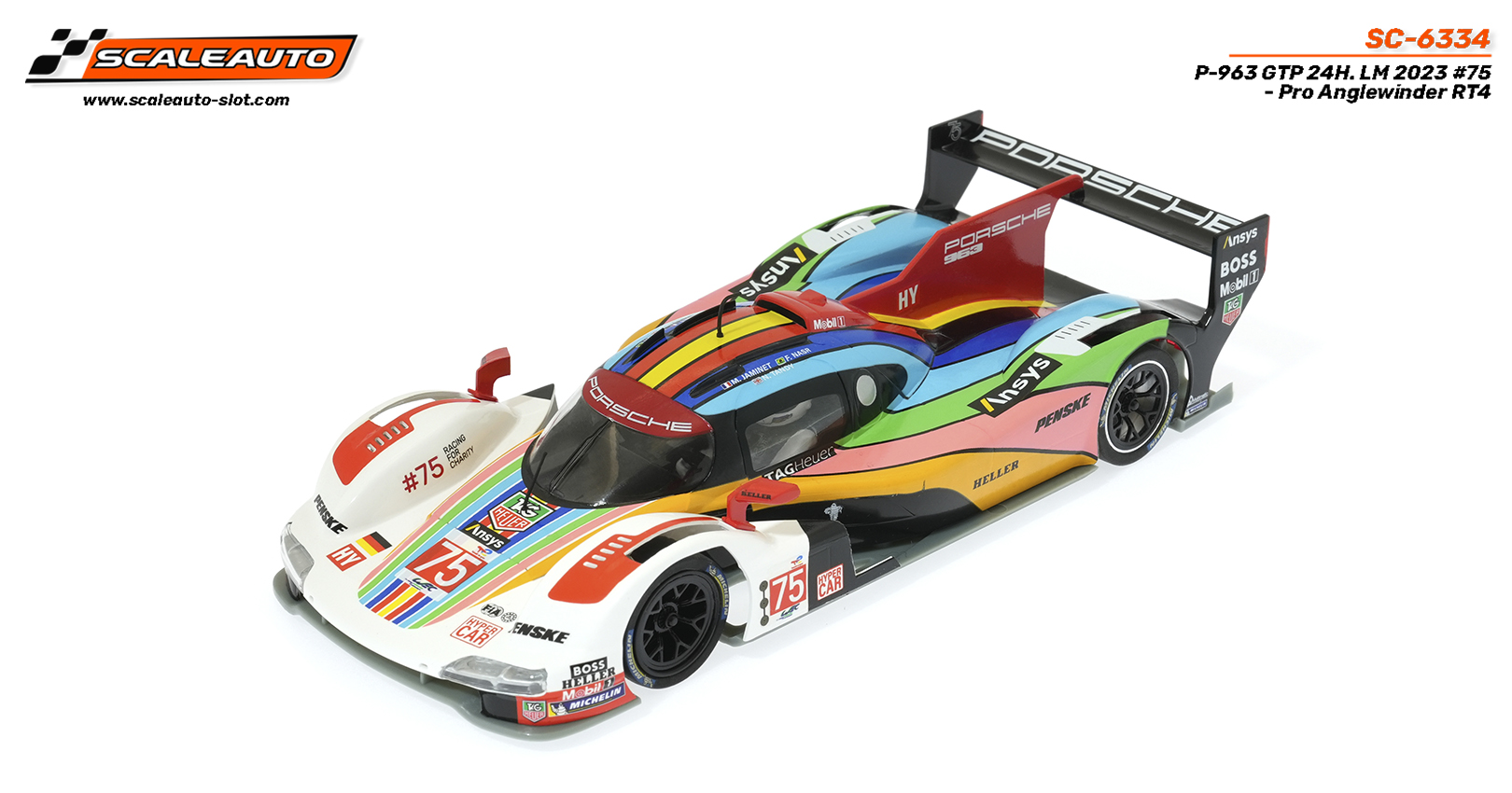 SC-6334 Scaleauto Porsche 963 GTP Hypercar 24H Le Mans 2023 - Pro