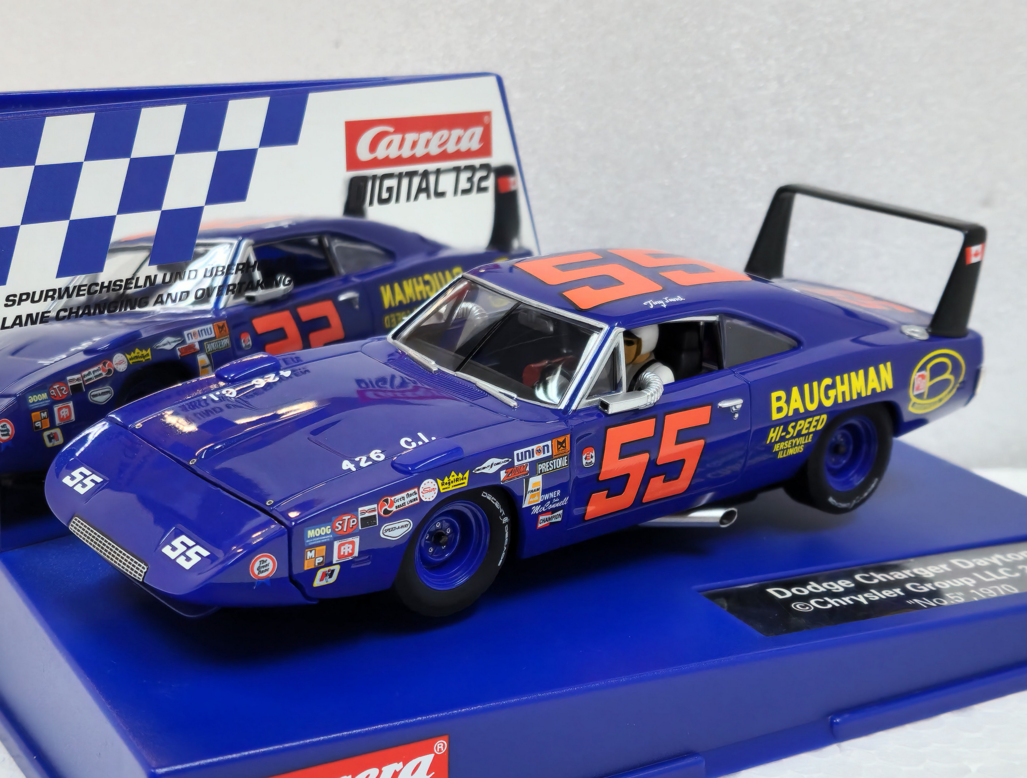 イーグルレース1/43 DODGE CHARGER DAYTONA 500マイル 30942 Carrera Digital 132 Dodge Charger 500, #71 1:32 Slot Car
