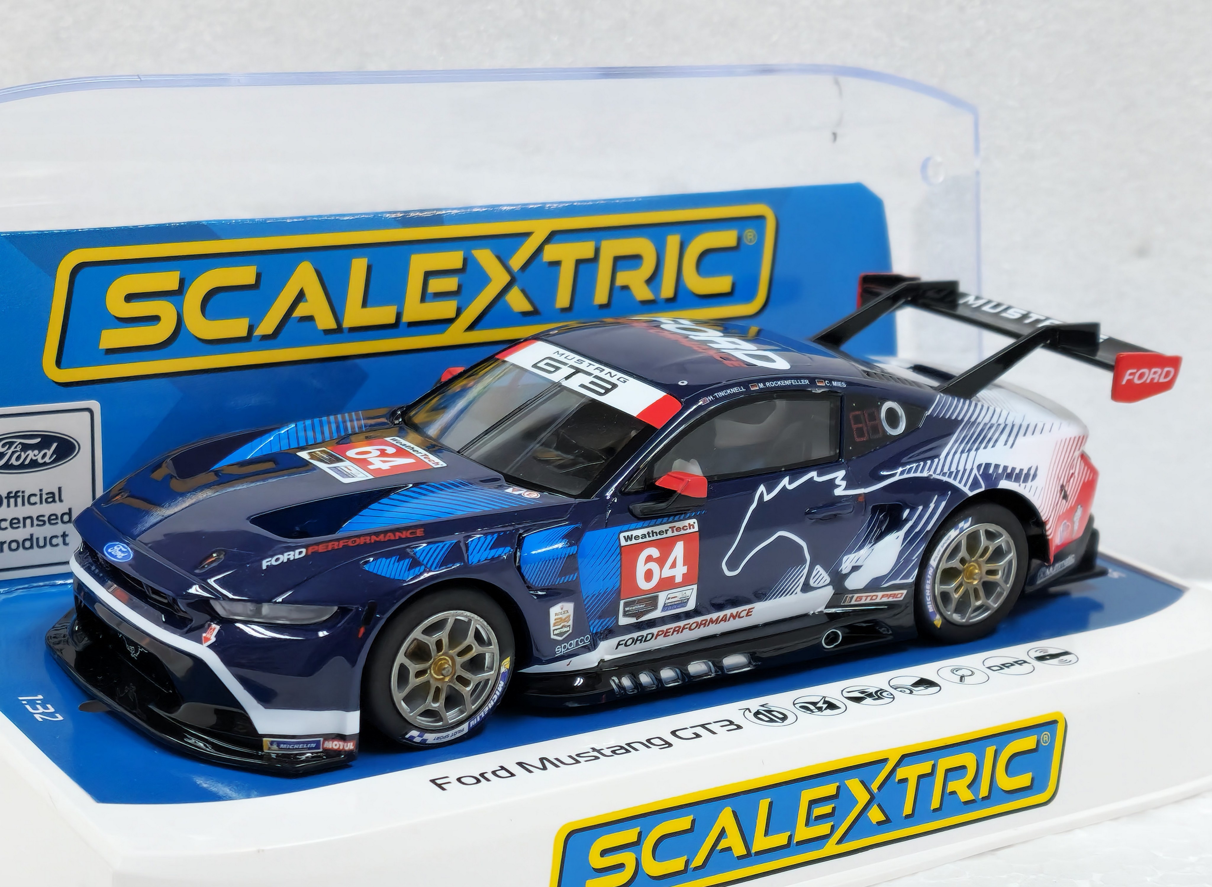 C4503 Scalextric Ford Mustang GT3 24h Daytona 2024 Multimatic