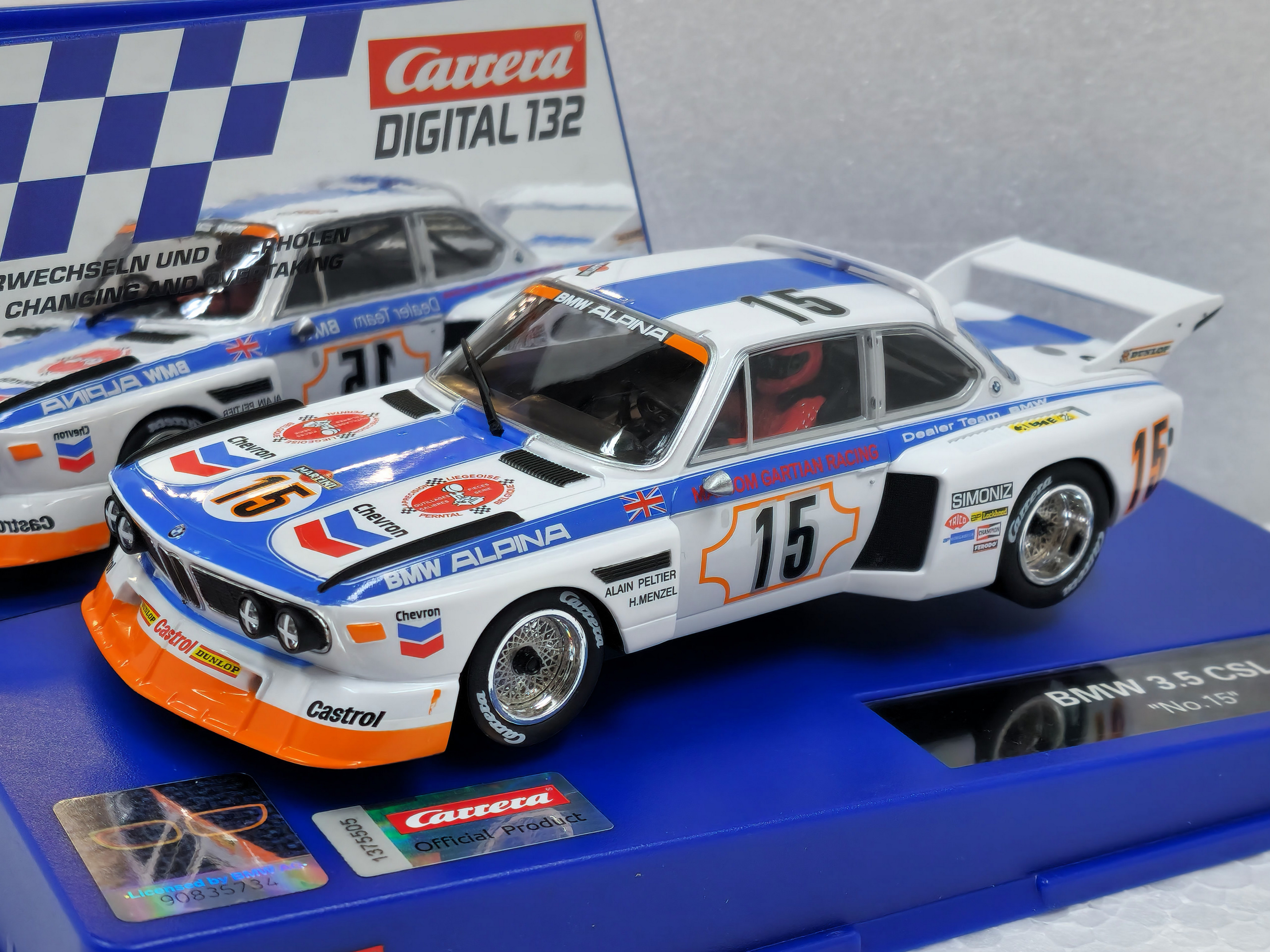 32028 Carrera Digital 132 BMW 3.5 CSL, #15 1:32 Slot Car - Great