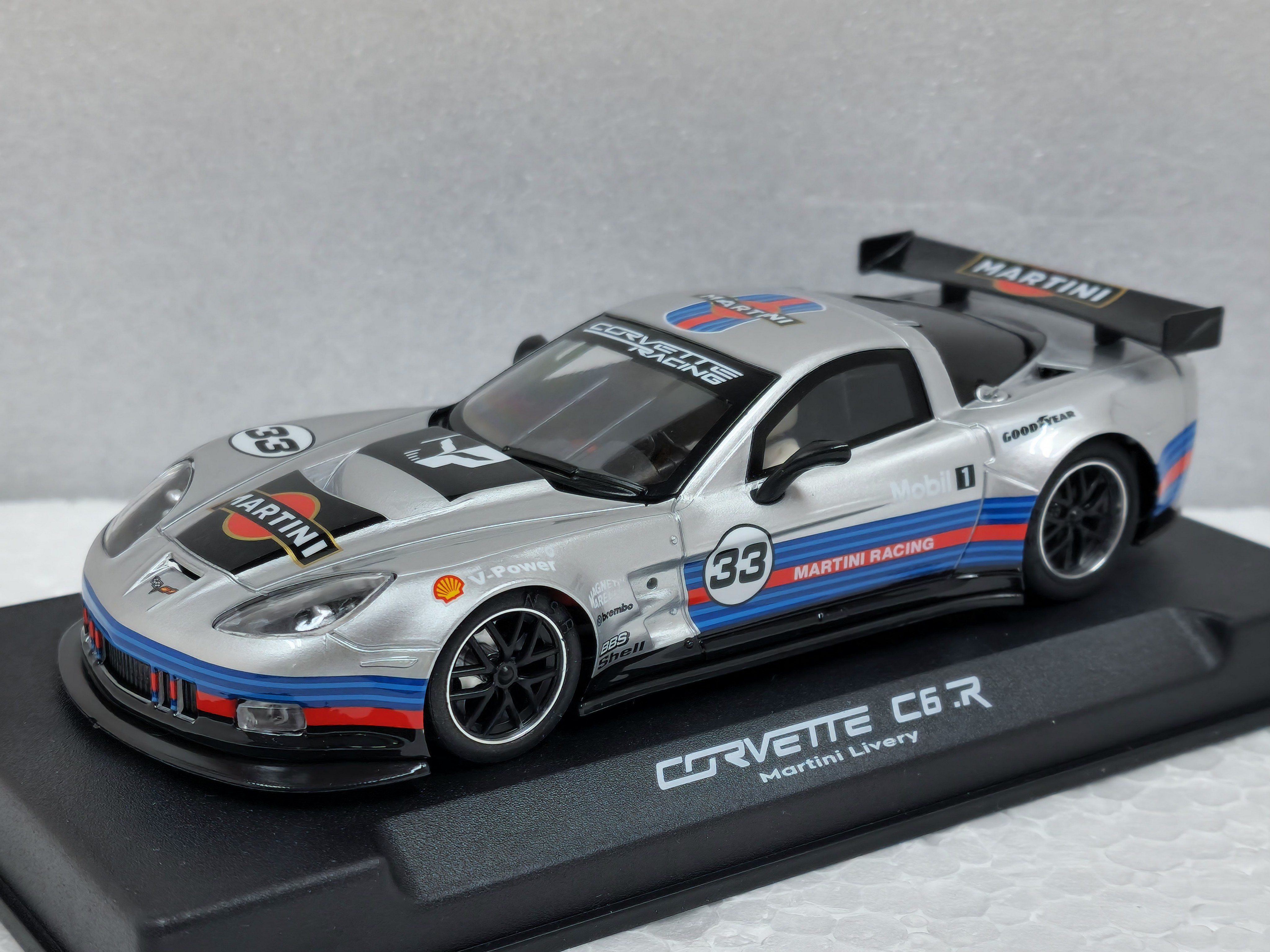 0533AW NSR Chevrolet Corvette C6.R Martini Grey Livery, #33 1:32