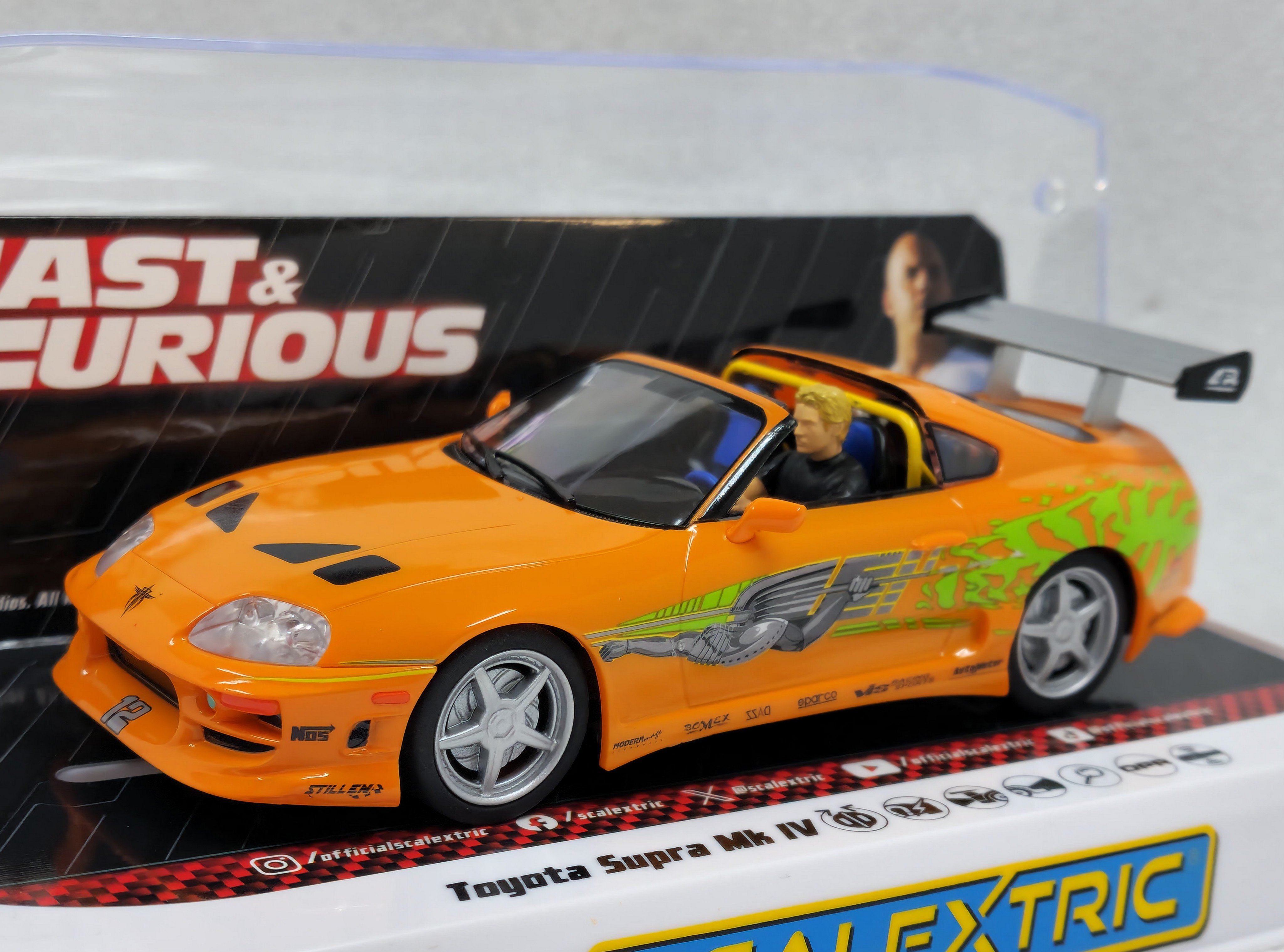 Moteur SP 25K Orange Pour Voiture Scalextric 1/32 - Référence C8422 - Occasion Comme Neuf