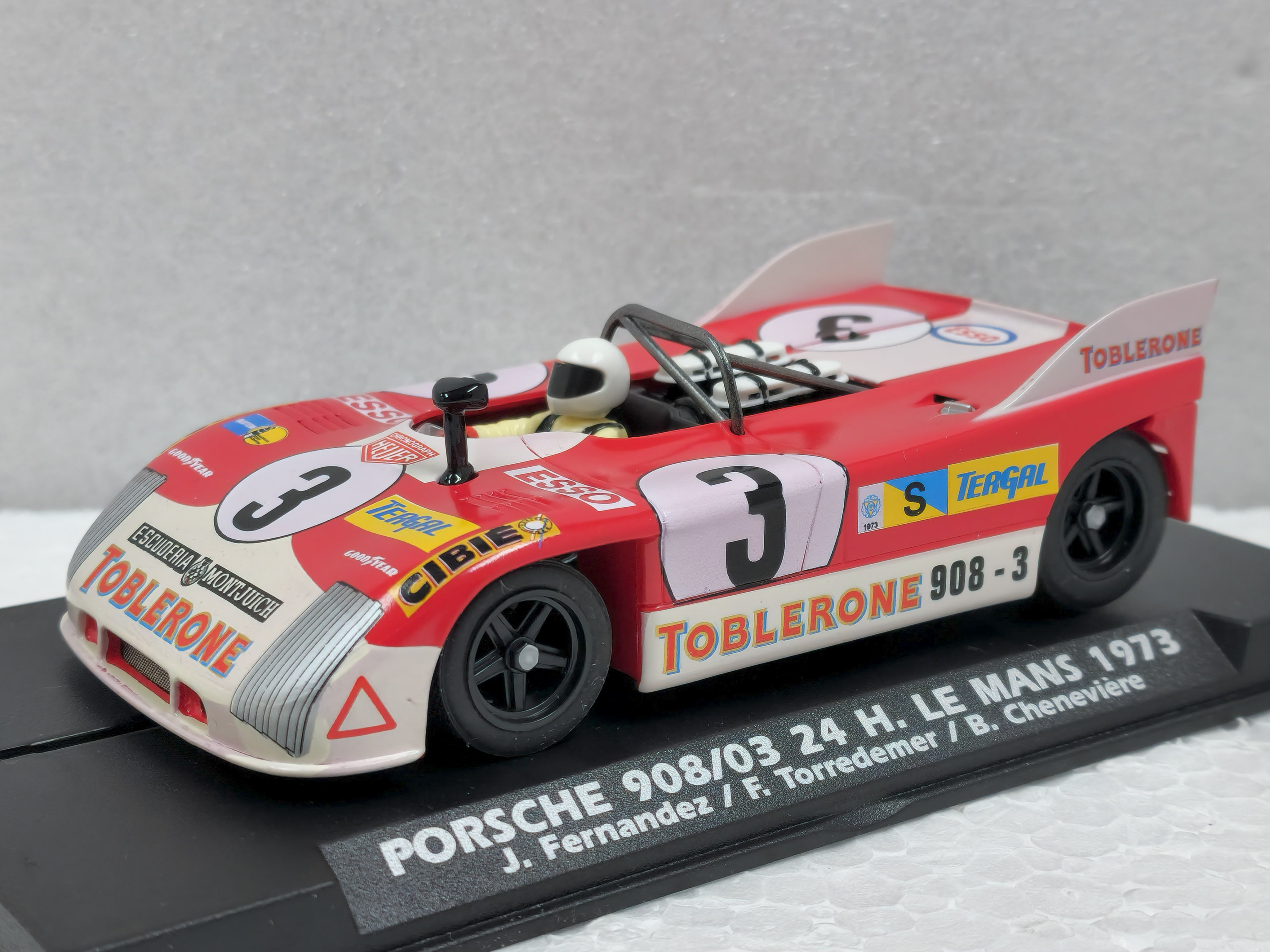 A2083 Fly Porsche 908/3 24h Le Mans 1973 Toblerone, #3 1:32 Slot