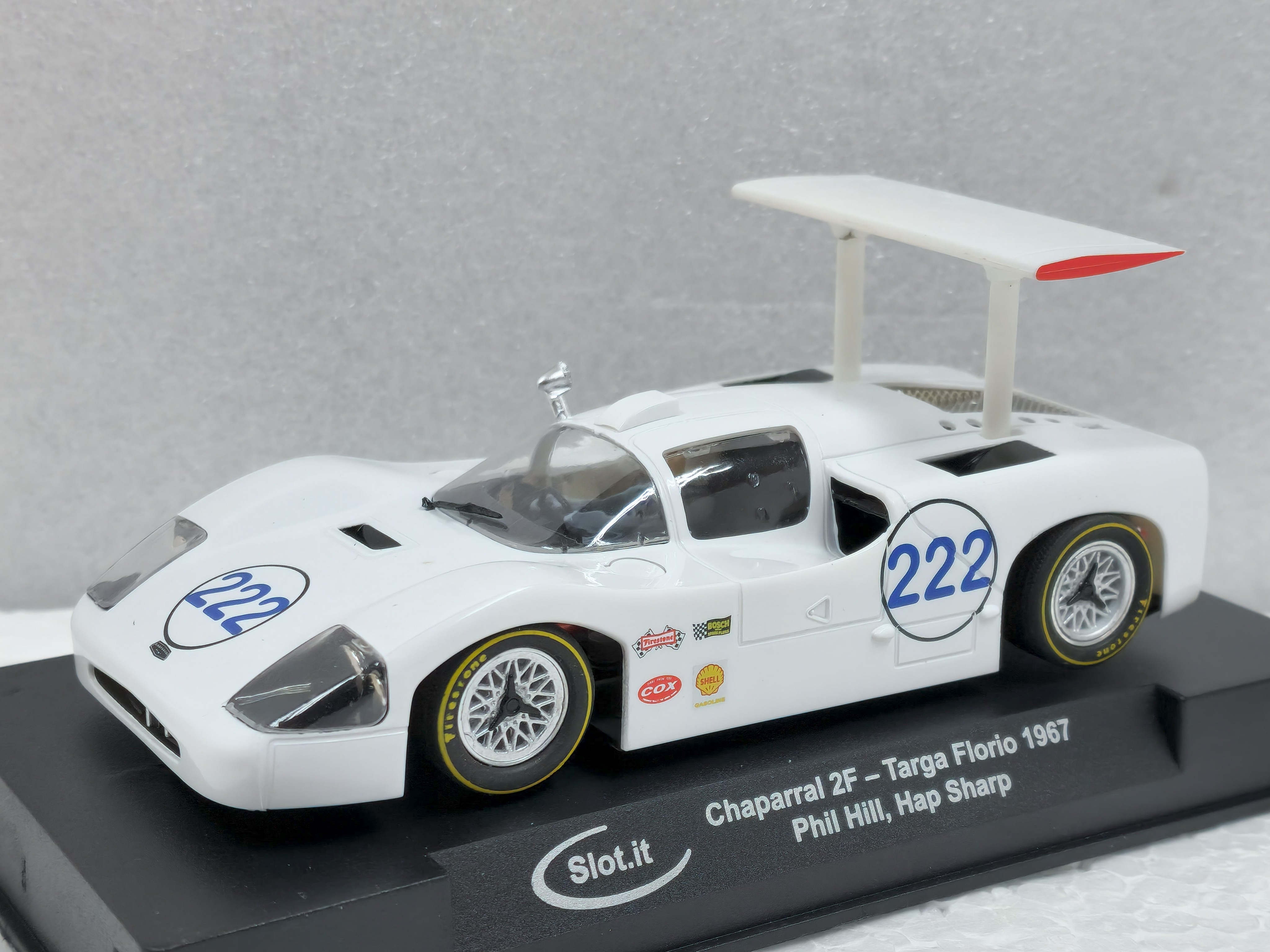 SICA46B Slot.it Chaparral 2F Targa Florio 1967, #222 1:32 Slot Car