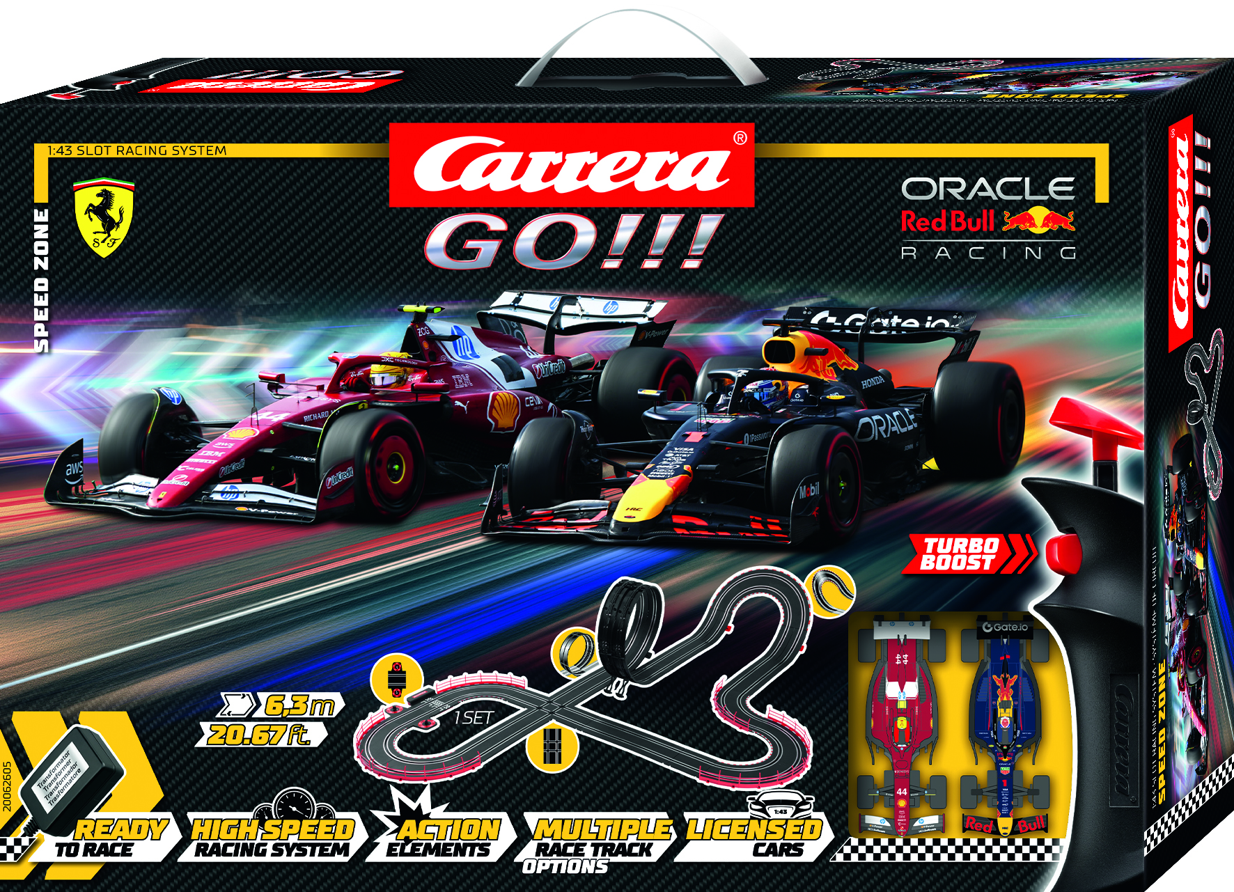 62605 Carrera GO!!! Speed Zone - Formula 1 - Verstappen vs