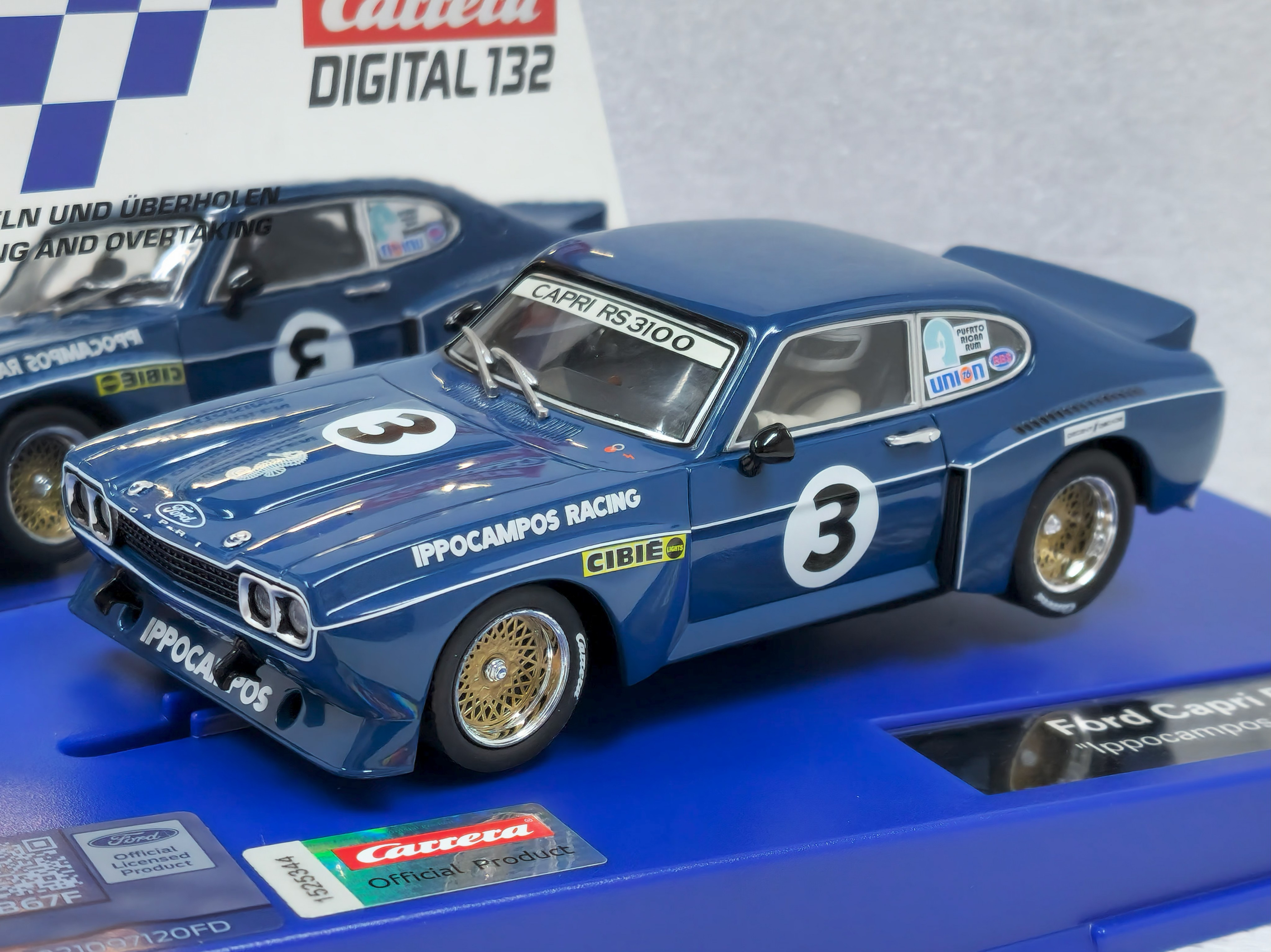 32080 Carrera Digital 132 Ford Capri RS 3100 Ippocampos Racing, #3