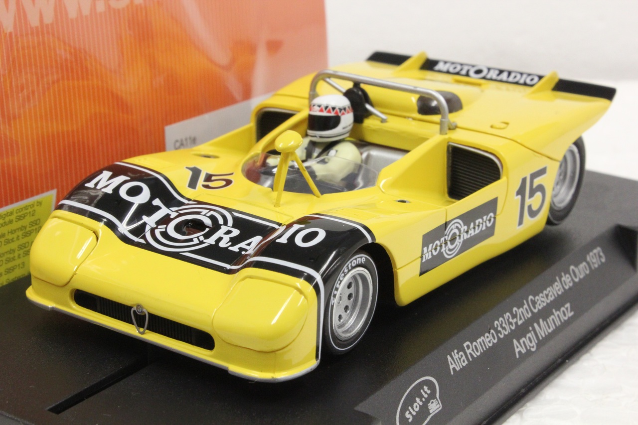 SICA11E Slot.it Alfa Romeo 33/3 2nd Cascavel de Ouro 1973 #15, 1
