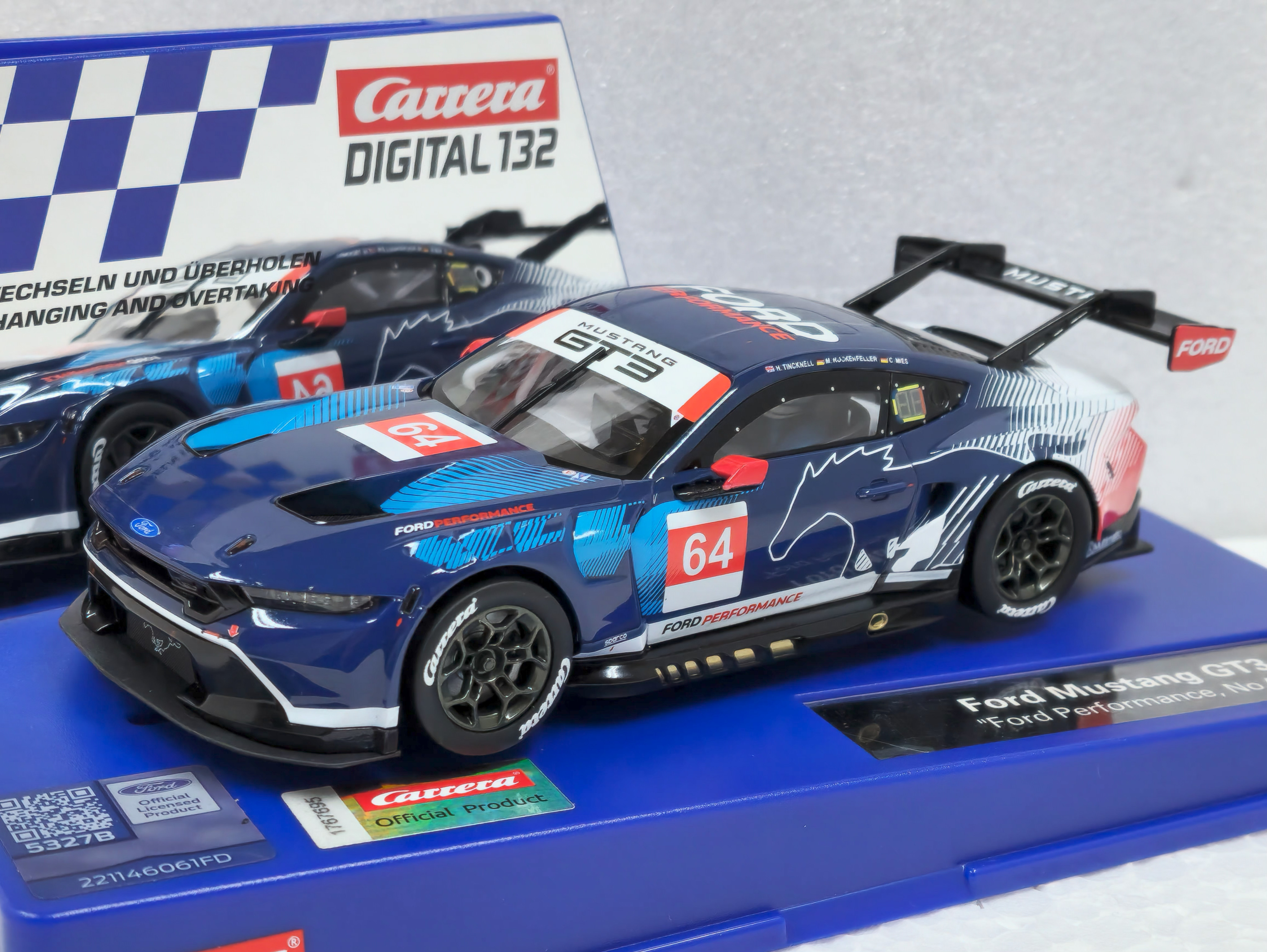 32051 Carrera Digital 132 Ford Mustang GT3 Ford Performance, #64 1