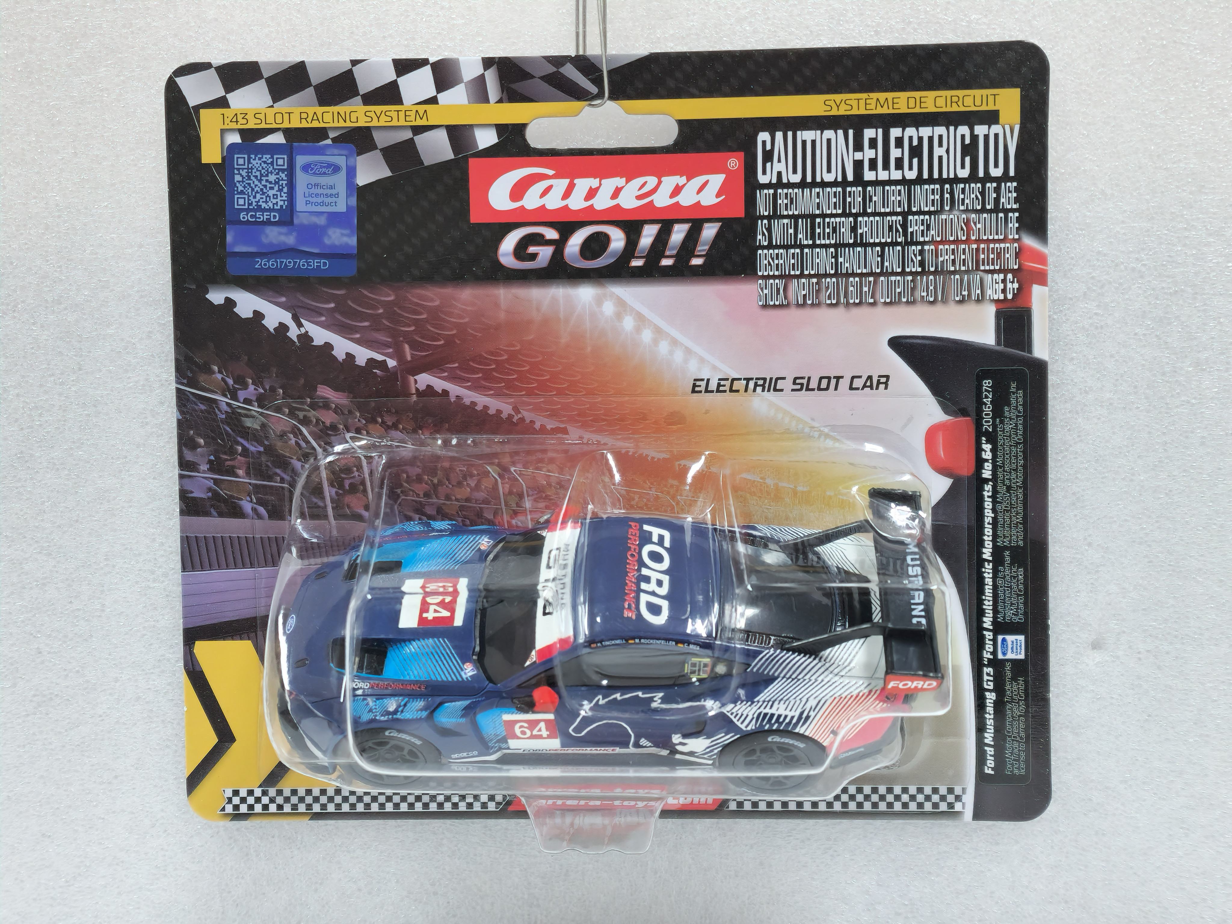 64278 Carrera GO!!! Ford Mustang GT3 Ford Multimatic Motorsports