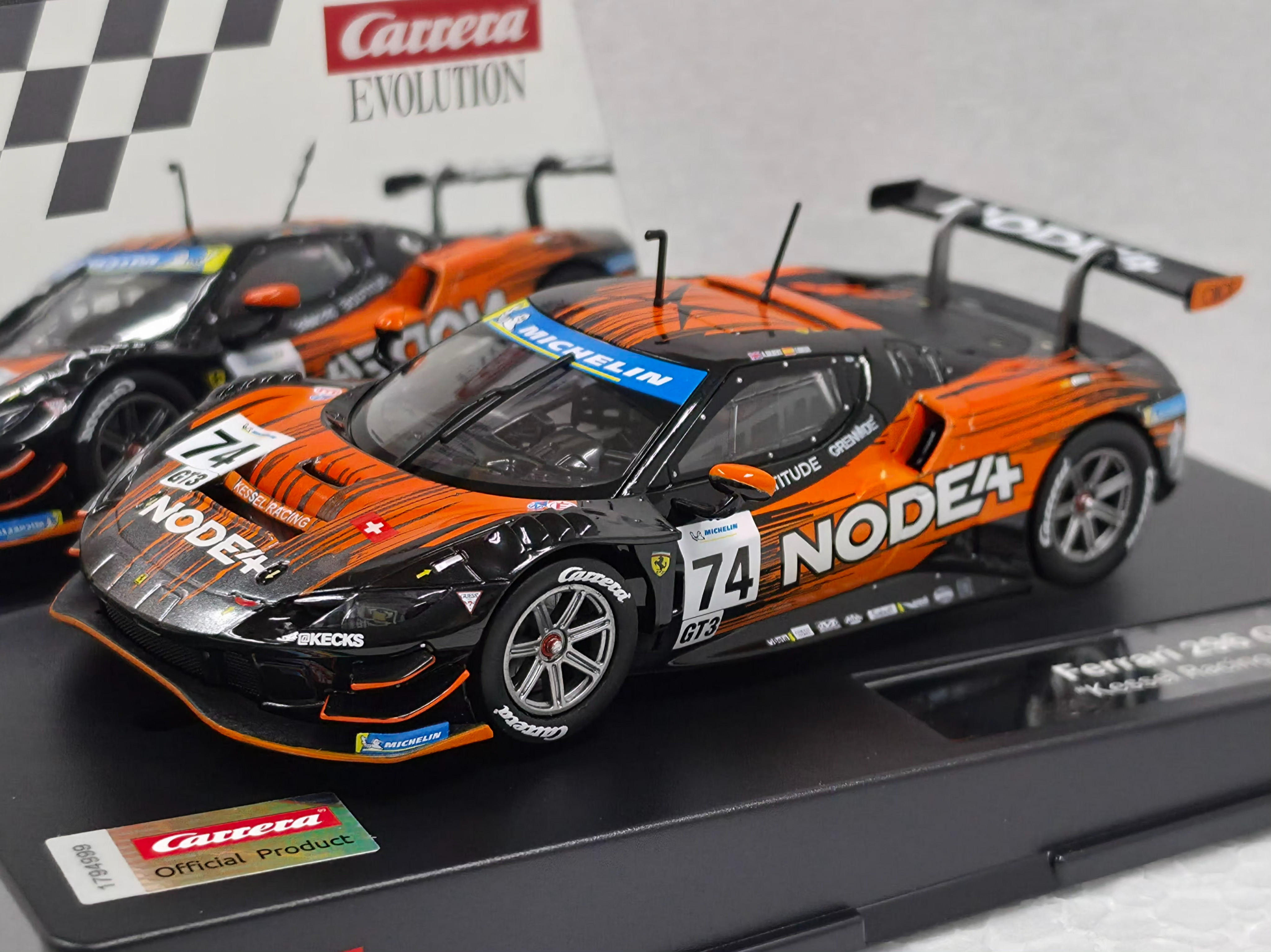 27811 Carrera Evolution Ferrari 296 GT3 DTM Kessel Racing, #74 1
