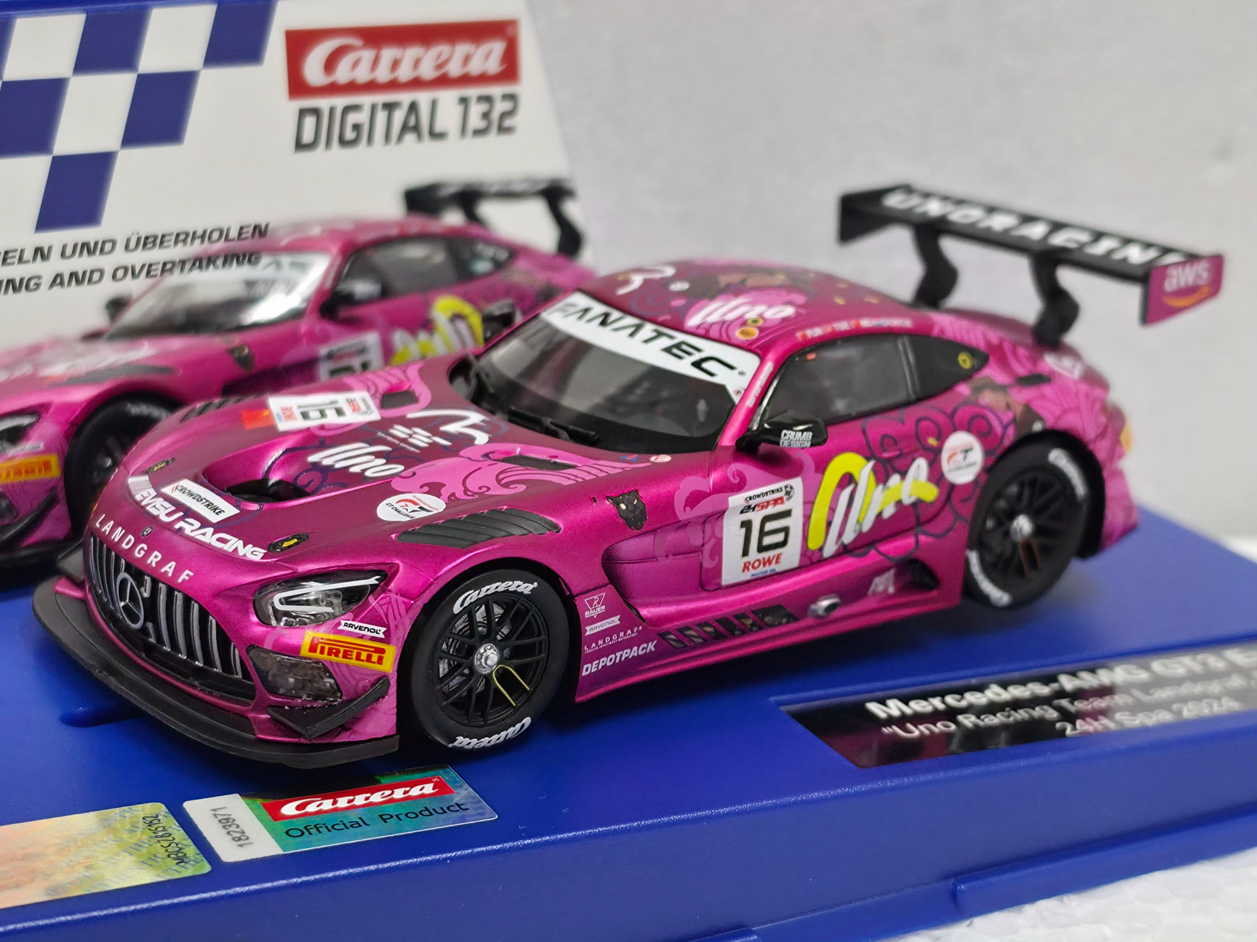 32062 Carrera Digital 132 Mercedes AMG GT3 Evo Unoracing Team