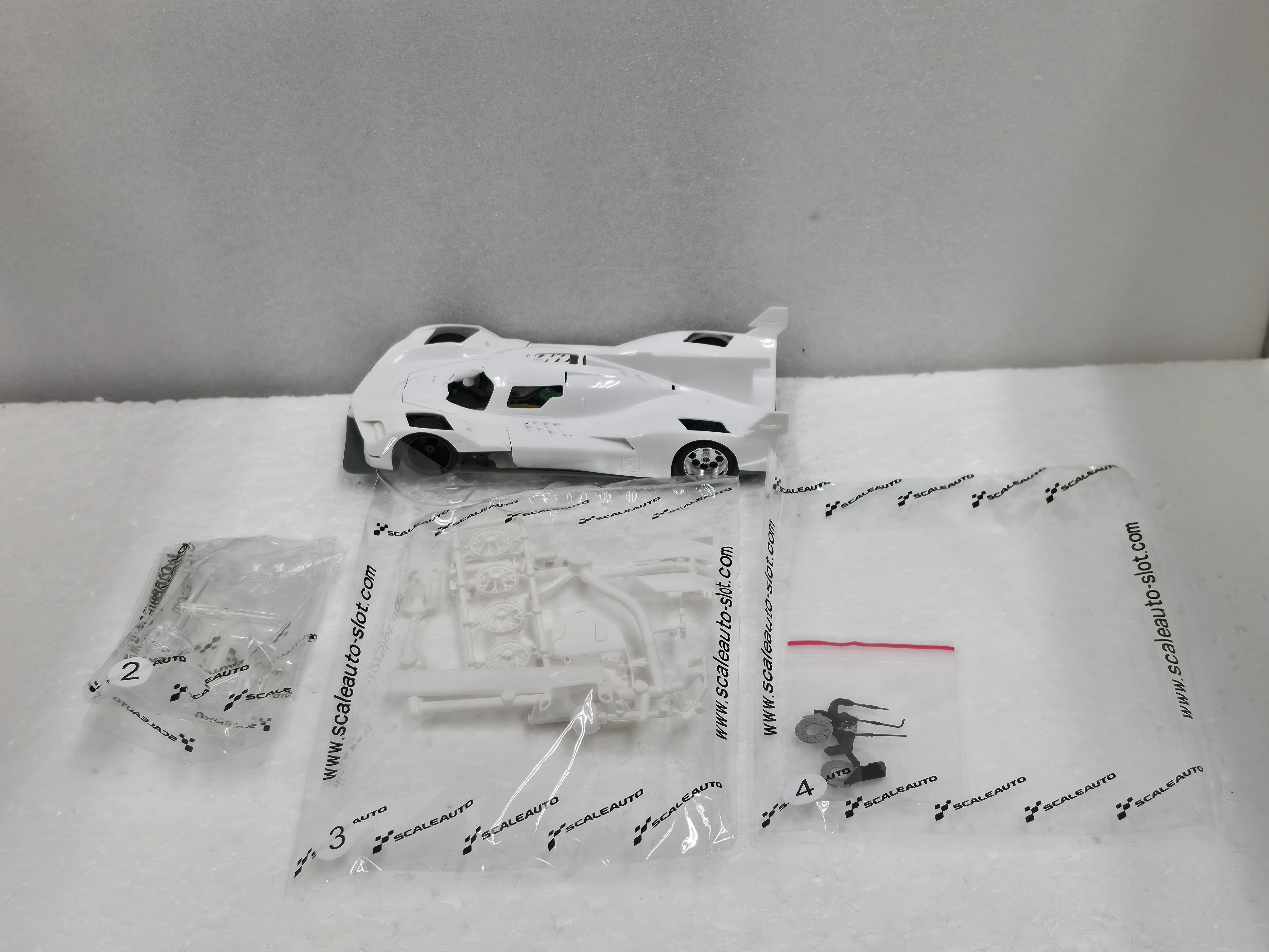 SC-6417 Scaleauto Alpine A424 LM Hypercar White Racing Kit