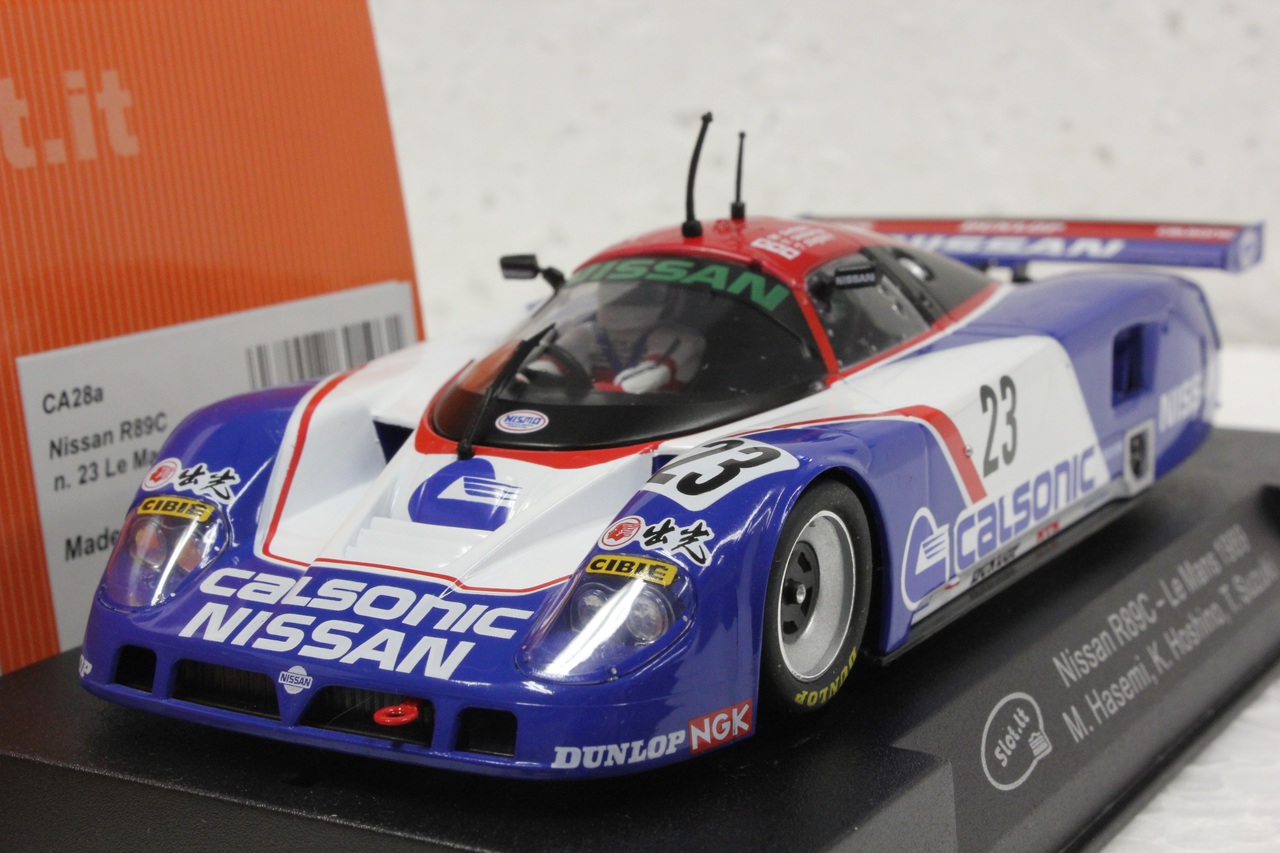 SICA28A Slot.it Nissan R89C Le Mans 1989 #23, M. Hasemi/K. Hoshino