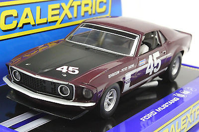 ミニカー 1969 Ford Mustang Boss 429 C3424 Scalextric 1969 Mustang Trans Am Boss 302 Petty Racing, #45