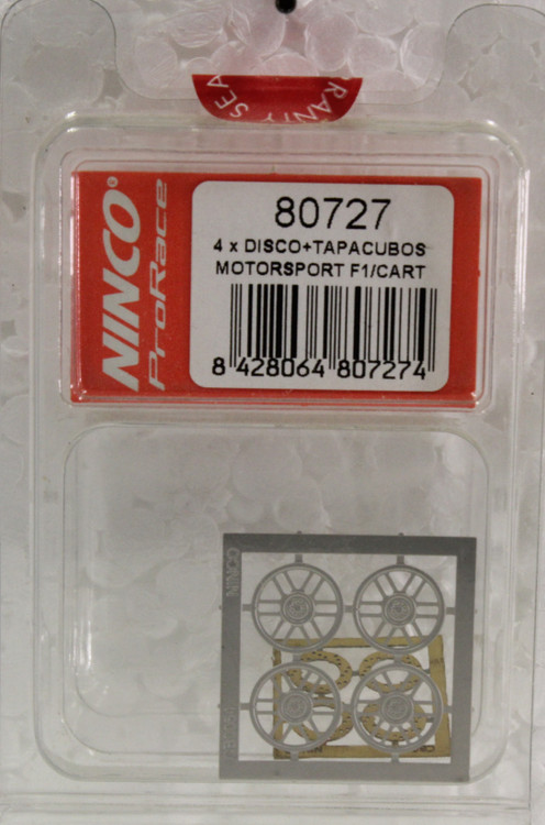 80727 Ninco Motorsport F1/Cart Wheel Inserts (4 Pieces) 1:32 Slot