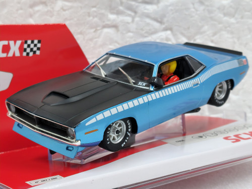 U10441X300 SCX Plymouth Trans Am AAR CUDA Fire Blue Metallic