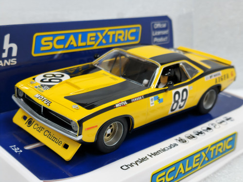 【スロットカー】Scalextric（Hornby）スーパー7（銀） C4345 Scalextric Chrysler Hemicuda Le Mans 1975, #89 1:32 Slot Car