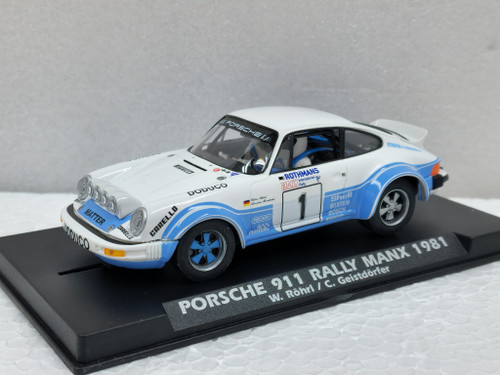 A2063 Fly Porsche 911 Rally Manx 1981, #1 1:32 Slot Car - Great