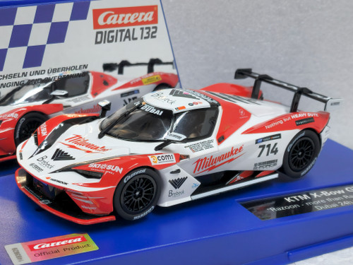 Carrera Digital 132 KTM X-Bow GTX – Razoon No.714 Dubaï 24h 2024 – Voiture De Course Évolutive Avec Feux