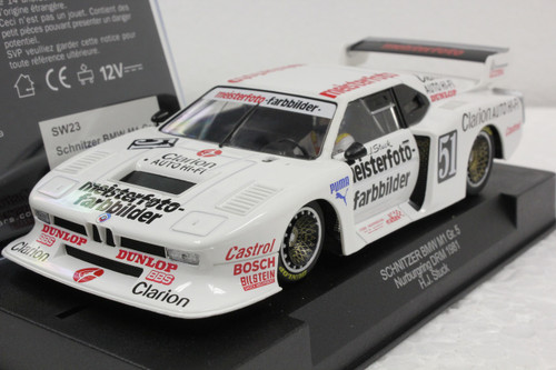 SW23 Racer Sideways Schnitzer BMW M1 Group 5 Nurburgring DRM 1981, #51 1:32  Slot Car