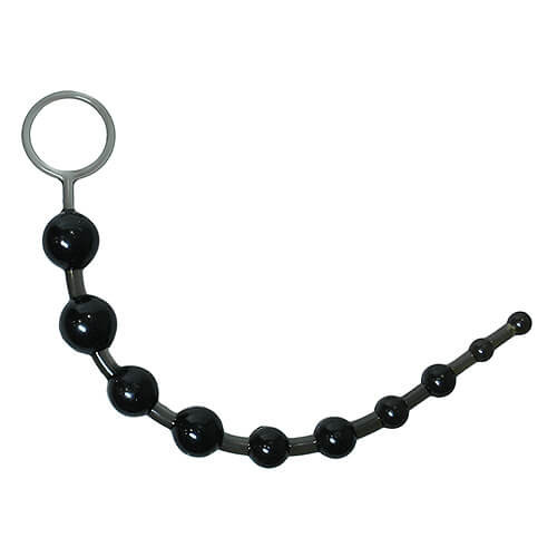 Loving Joy Anal Love Beads Black 12 inches sex toy Loving Joy Anal Love Beads Black 12 inches sex toy