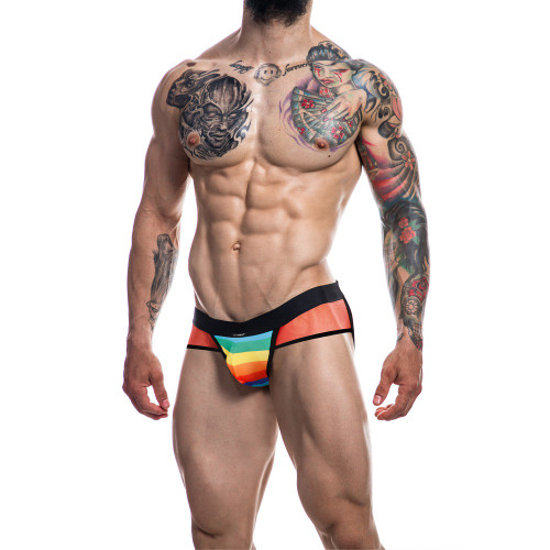 mens size medium C4M Mixed Jockstrap Rainbow sexy