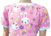 Cuddlz front opening waddle onesie padded adult baby onesie romper with lockable option abdl clothing Pink Bunny