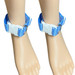 Cuddlz ABDL Locking Booties Ankle Straps Baby Blue, Pink, White or black Adjustable