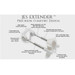 Jes-Extender Original Standard Comfort Penis Cock Enlarger Enlargement System Make Bigger Dick
