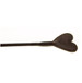 BOUND Nubuck Leather Heart-Shaped  Bondage Riding Crop Whip Spank