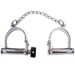 Rouge Silver Stainless Steel Wrist Shackles for bondage bdsm gear slave and master puppy sex play Fetish