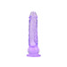 Loving Joy 8 Inch Dildo with Balls Purple