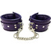 Rouge High Quality Purple Leather Padded Wrist Cuffs For Bondage Restraints BDSM for men or women Fetish Sex Play Lockable