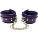 Rouge High Quality Purple Leather Padded Ankle Cuffs For Bondage Restraints BDSM for men or women Fetish Sex Play Lockable