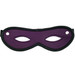 Rouge Purple And Black Leather Leather Open Eye Mask for Bondage BDSM fetish restraint sex play blindfold mask with eye holes