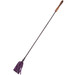 Rouge Purple Leather Riding Crop with Rounded Wooden Handle for bondage bdsm slave and master puppy sex impact play fetish Spanking Whipping