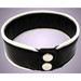 Rouge Black Leather With White Leather Piping Arm Band for bondage bdsm slave and master puppy sex play Clubbing Fetish Events