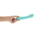Mina Soft Silicone Classic Vibrator 7.5 Inches mint blue colour rechargeable