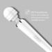 Loving Joy Rechargeable Magic Wand Vibrator 12 Inches Big White