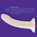 Mina Minty Silicone Dildo glow in the dar 7 inches sex toy
